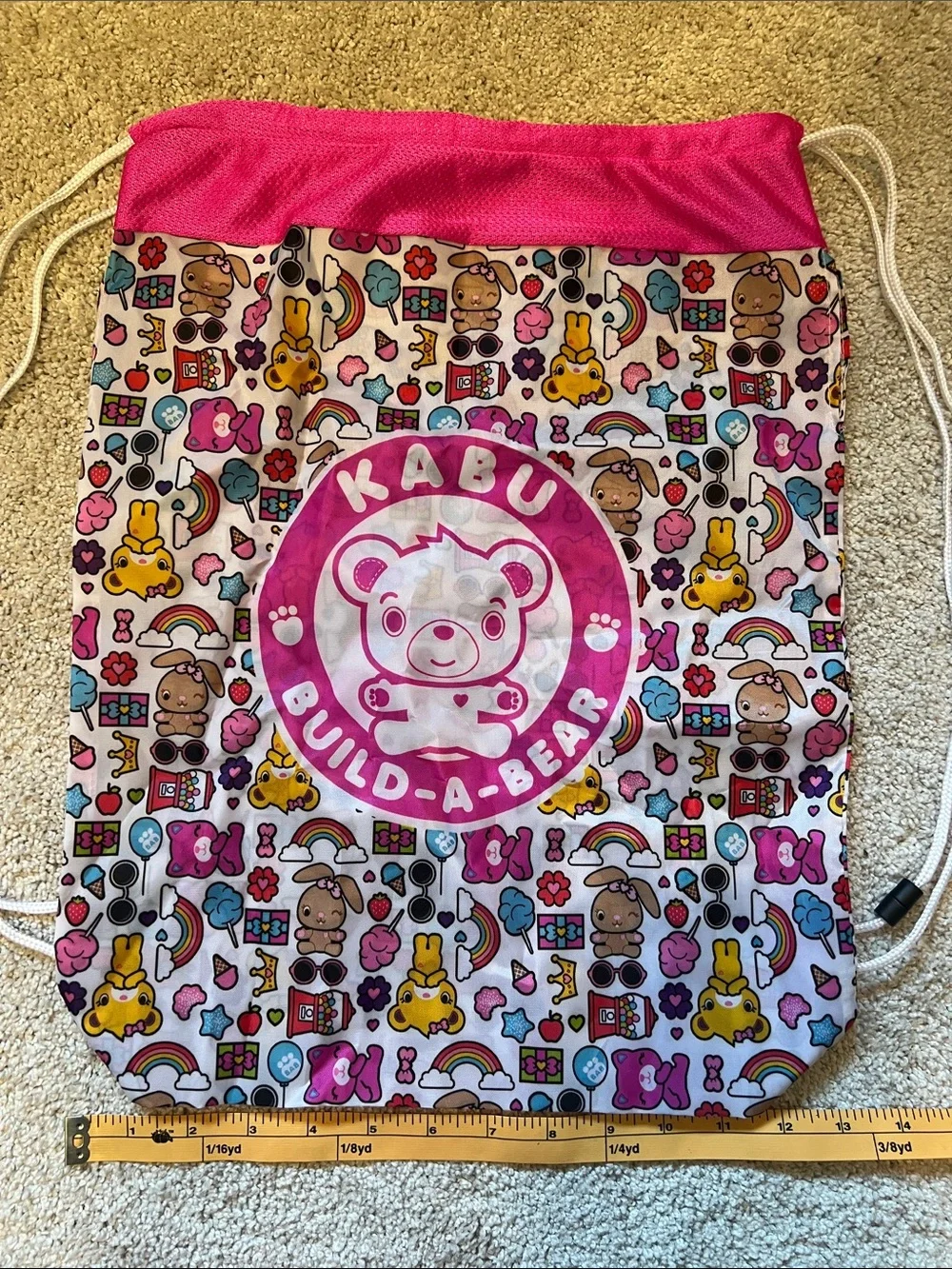 Build-A-Bear Nylon Drawstring Bag